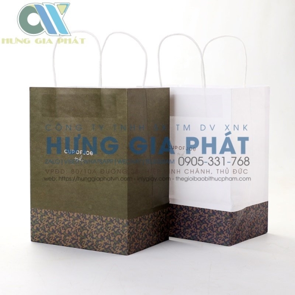 Túi giấy - Bao Bì Thực Phẩm Hưng Gia Phát - Công Ty Trách Nhiệm Hữu Hạn Sản Xuất Thương Mại Dịch Vụ Xuất Nhập Khẩu Hưng Gia Phát